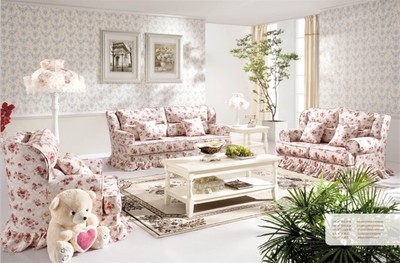 珠海保利道商贸 碎花沙发与山河水方茶几等成套家具的价格、厂家与图片解析